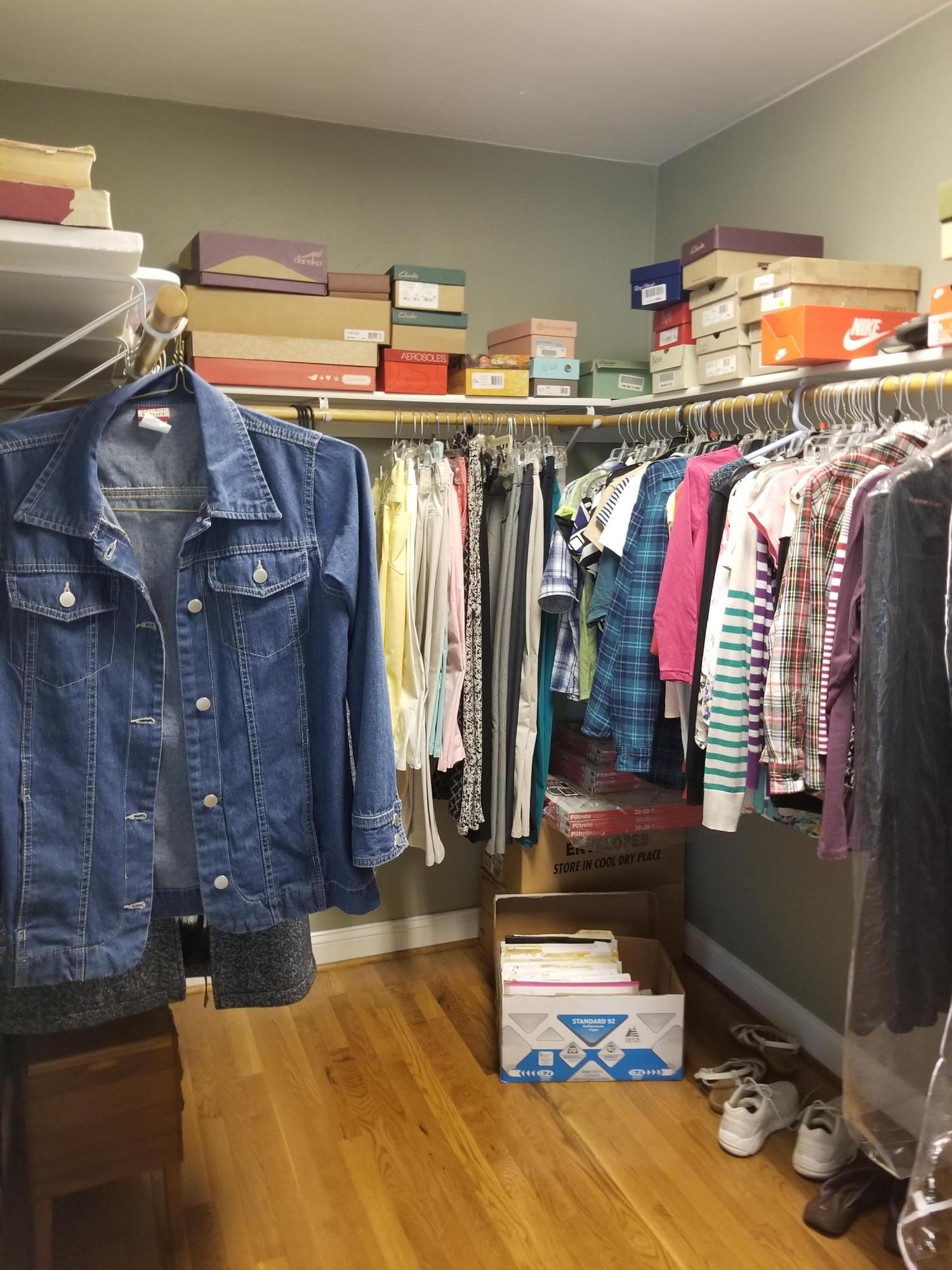 3218 Ayers Road Moneta, VA 24121 - Photo 39 of 67 a view of walk in closet with clothes and shoes