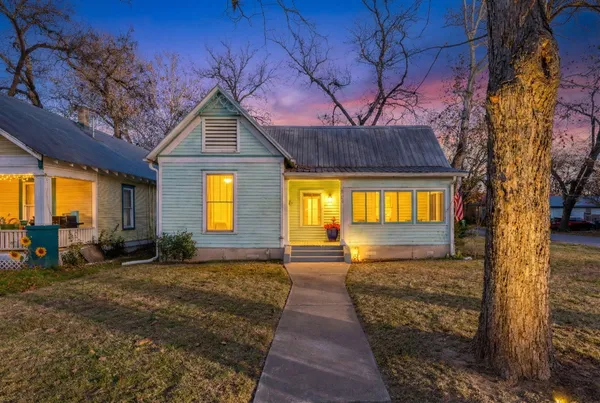 a house view with a sitting space