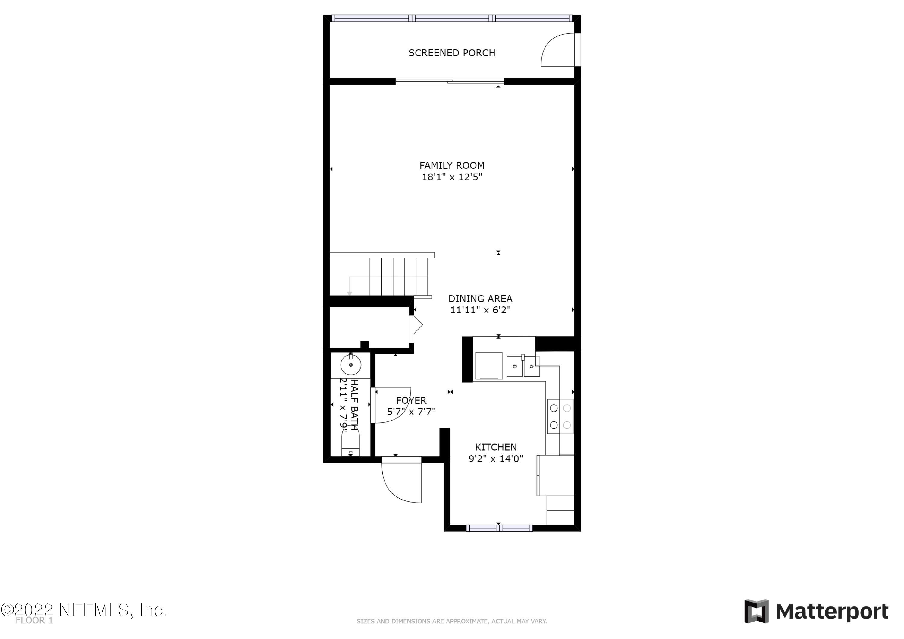 9745 Touchton Road, Unit 729 Jacksonville, FL 32246 - Photo 27 of 28 Floorplan 1st Floor
