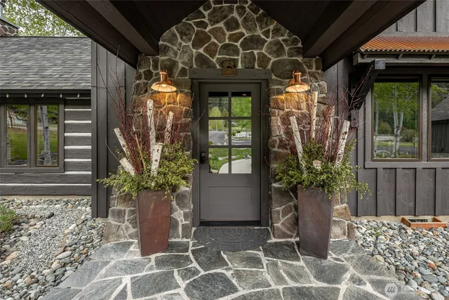 a house with a outdoor space