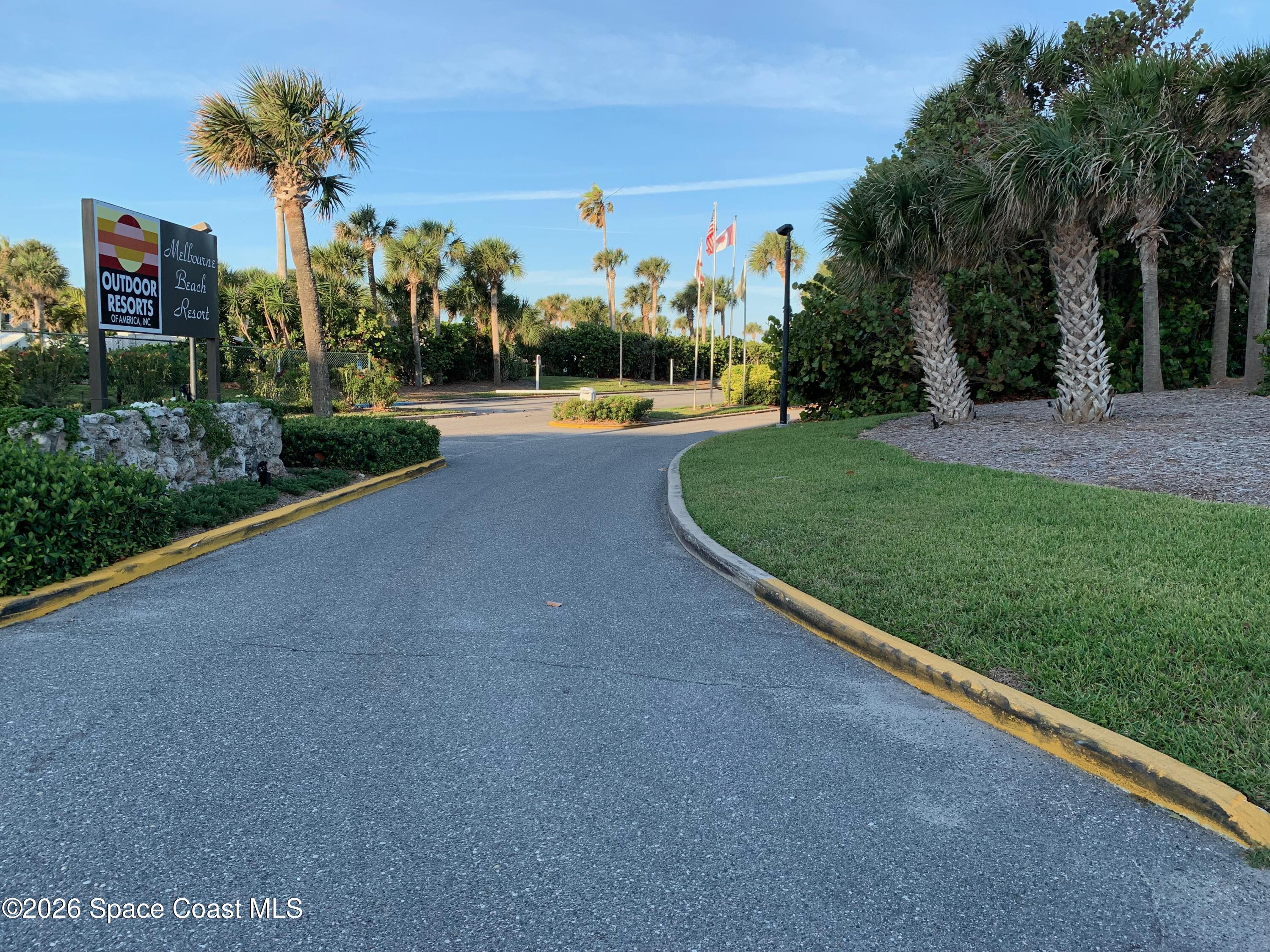 2912 Dockside Lane, Unit 2 Melbourne Beach, FL 32951 - Photo 52 of 66 a view of a garden