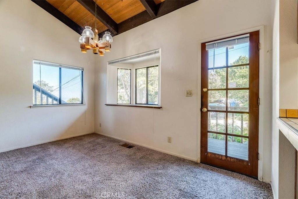 470 Warwick Street Cambria, CA 93428 - Photo 11 of 47 a view of an empty room with a window