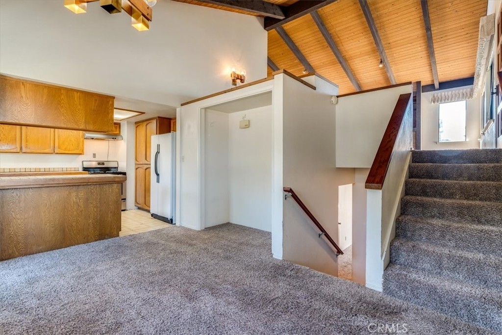 470 Warwick Street Cambria, CA 93428 - Photo 13 of 47 a view of a storage & utility room with stairs
