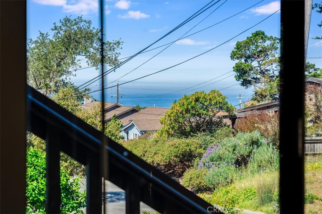 470 Warwick Street Cambria, CA 93428 - Photo 43 of 47 a view of a garden from a balcony
