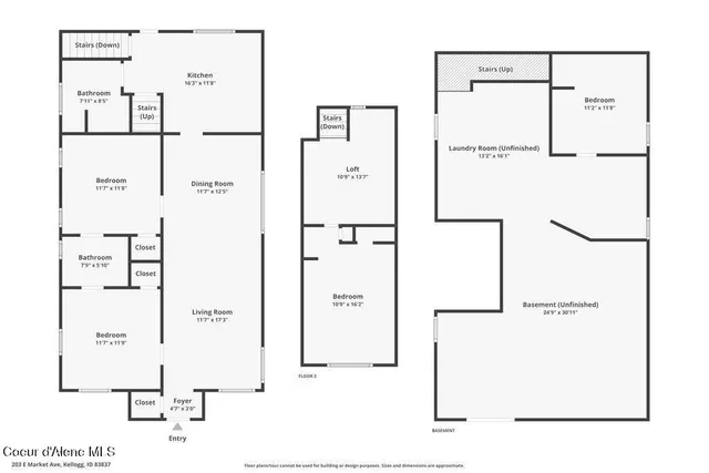 $325,000 | 203 East Market Avenue, Kellogg, ID 83837