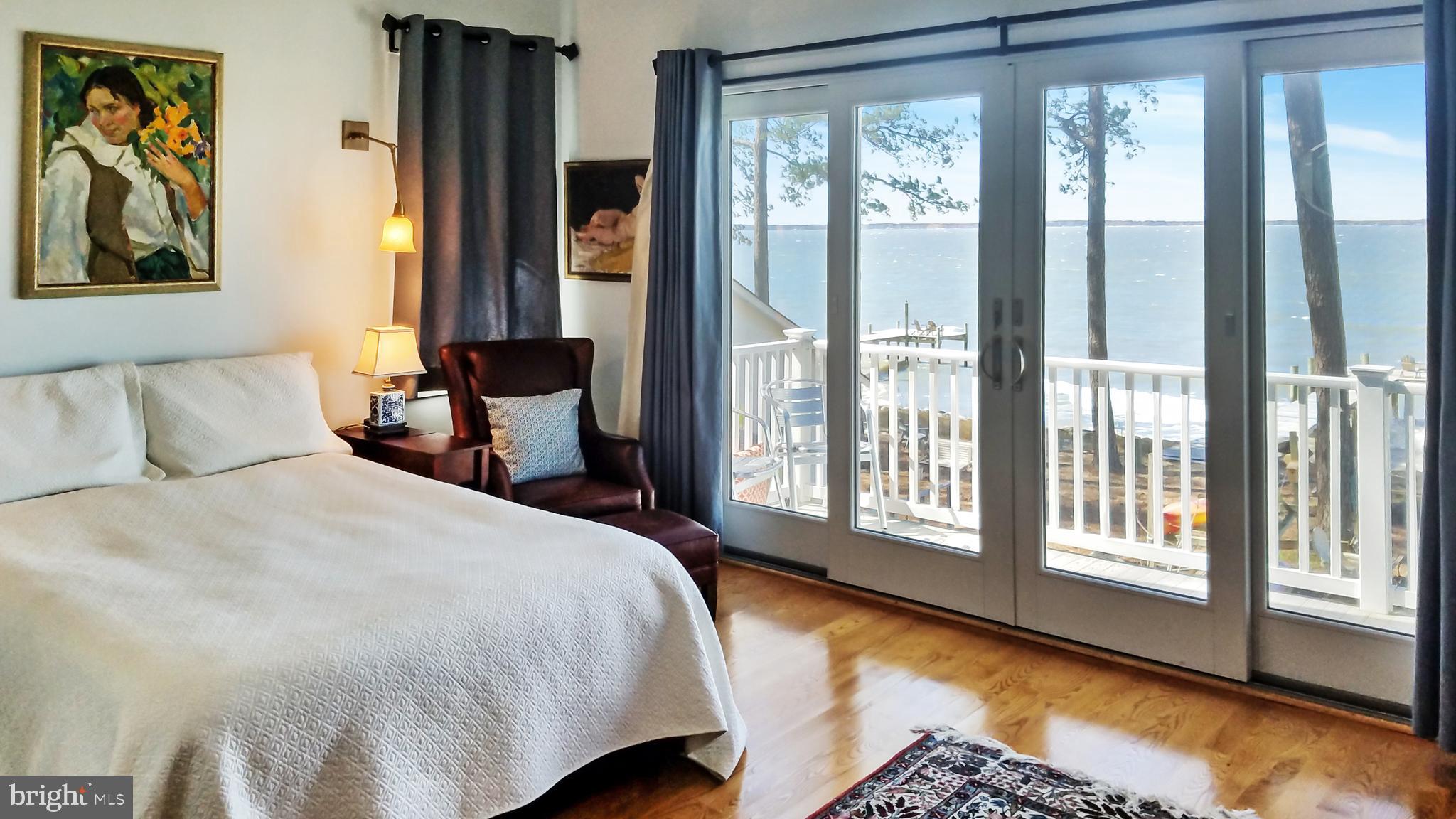 18187 River Road Tall Timbers, MD 20690 - Photo 28 of 60 Master Bedroom with a view!