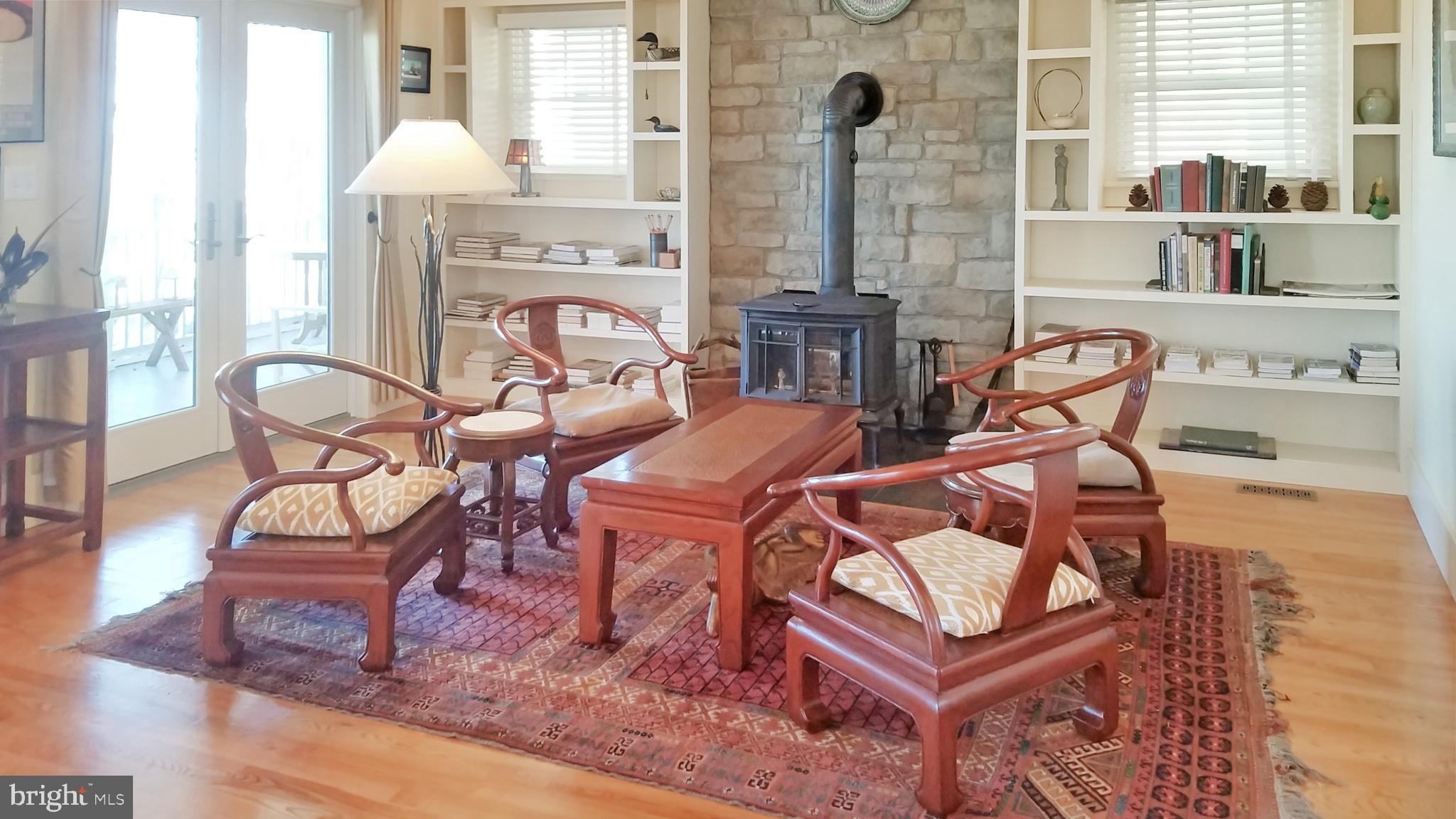 18187 River Road Tall Timbers, MD 20690 - Photo 10 of 60 Cozy Living Room with Wood Burning Stove