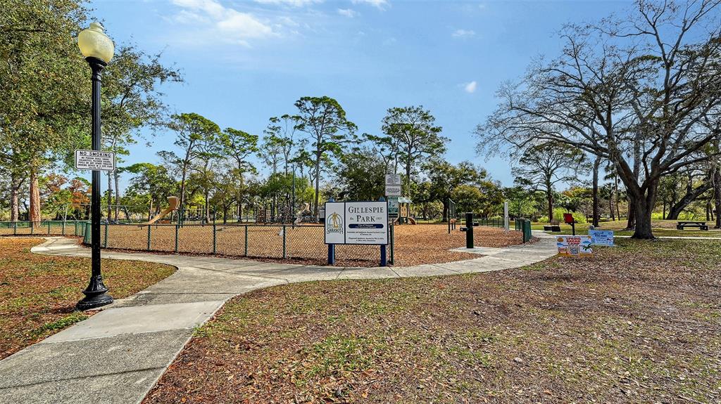 1860 7th Street Sarasota, FL 34236 - Photo 54 of 75 a view of a park with swings and slides