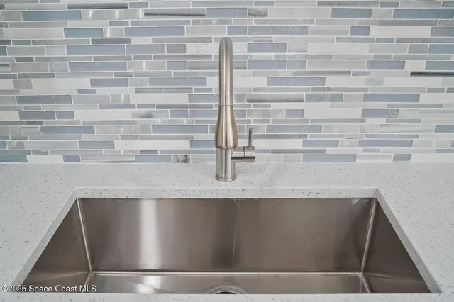 a close view of sink and tap