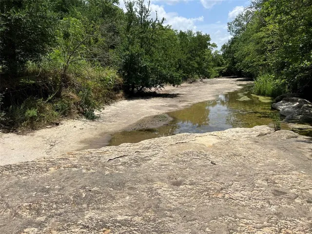 a view of yard with green space