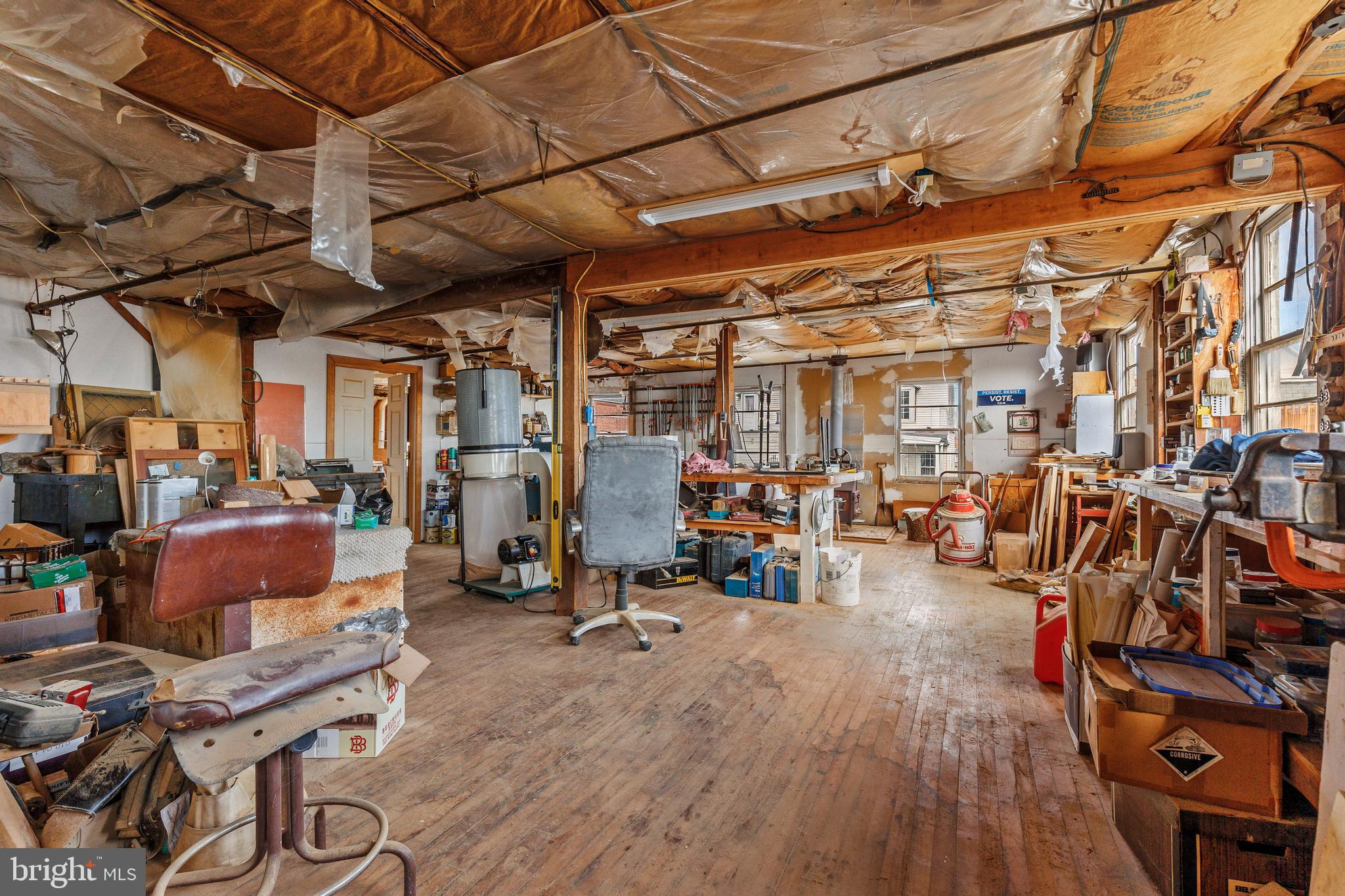 25 Laurel Street York, PA 17404 - Photo 10 of 33 a view of a storage room with racks on the wall