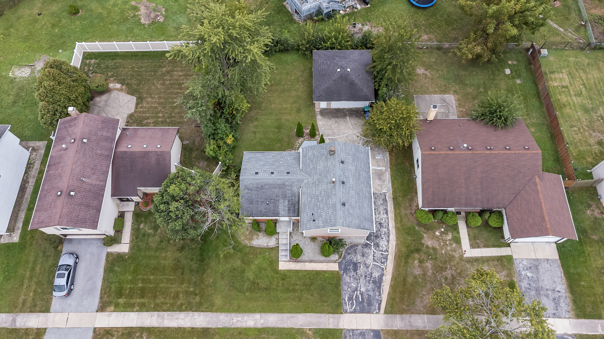 5855 Timberlane Road Matteson, IL 60443 - Photo 20 of 22 an aerial view of residential houses with outdoor space and street view