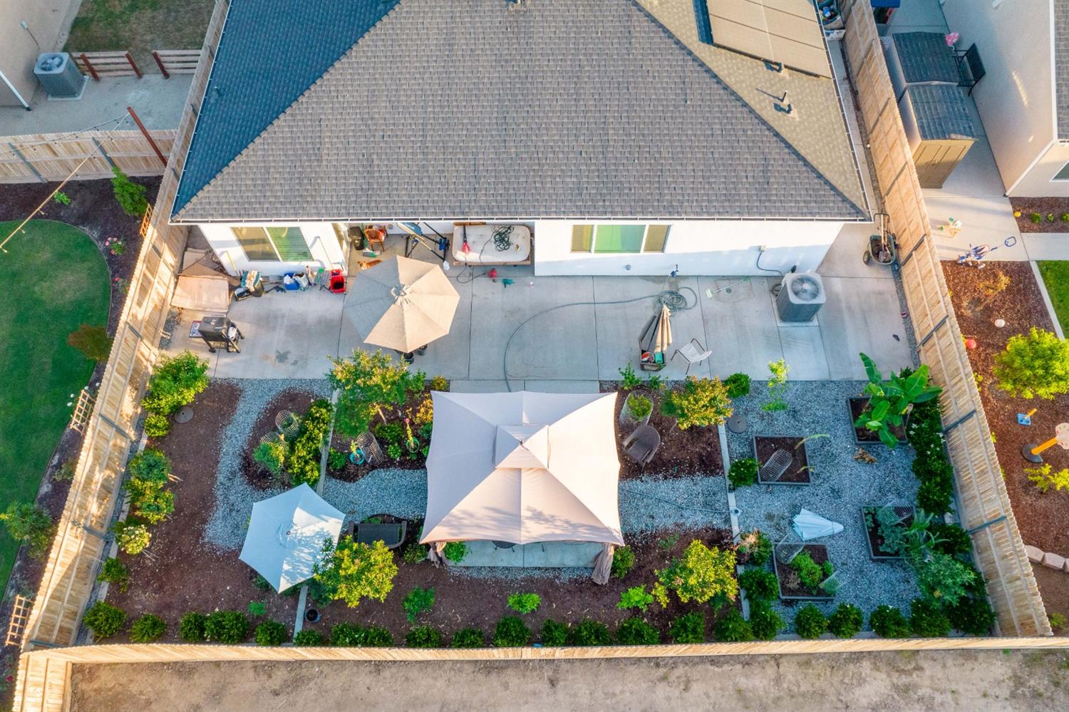 1818 Softwind Drive Tulare, CA 93274 - Photo 11 of 46 a view of a backyard