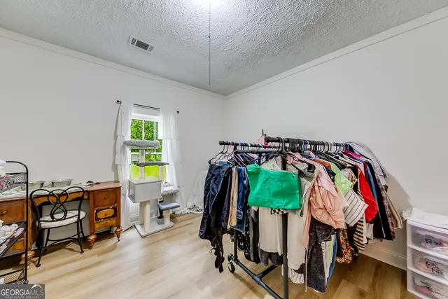 a very nice looking room with a large window