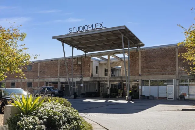 a view of a chairs and tables in patio