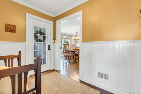 a view of livingroom with furniture and workspace
