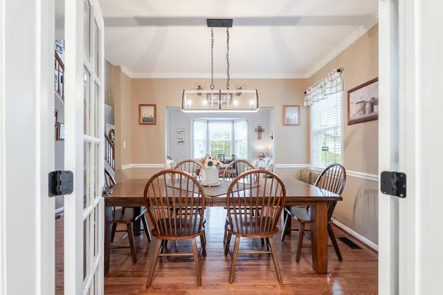 a kitchen with a stove and a microwave