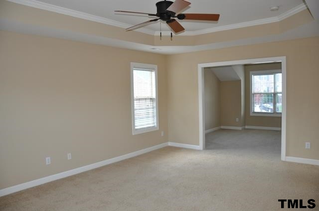 4019 Fenn Brook Lane Raleigh, NC 27613 - Photo 10 of 25 Huge master bedroom suite with trey ceiling; great extra sitting room/dressing area/exercise room/craft area--so many uses!! Master Bedroom