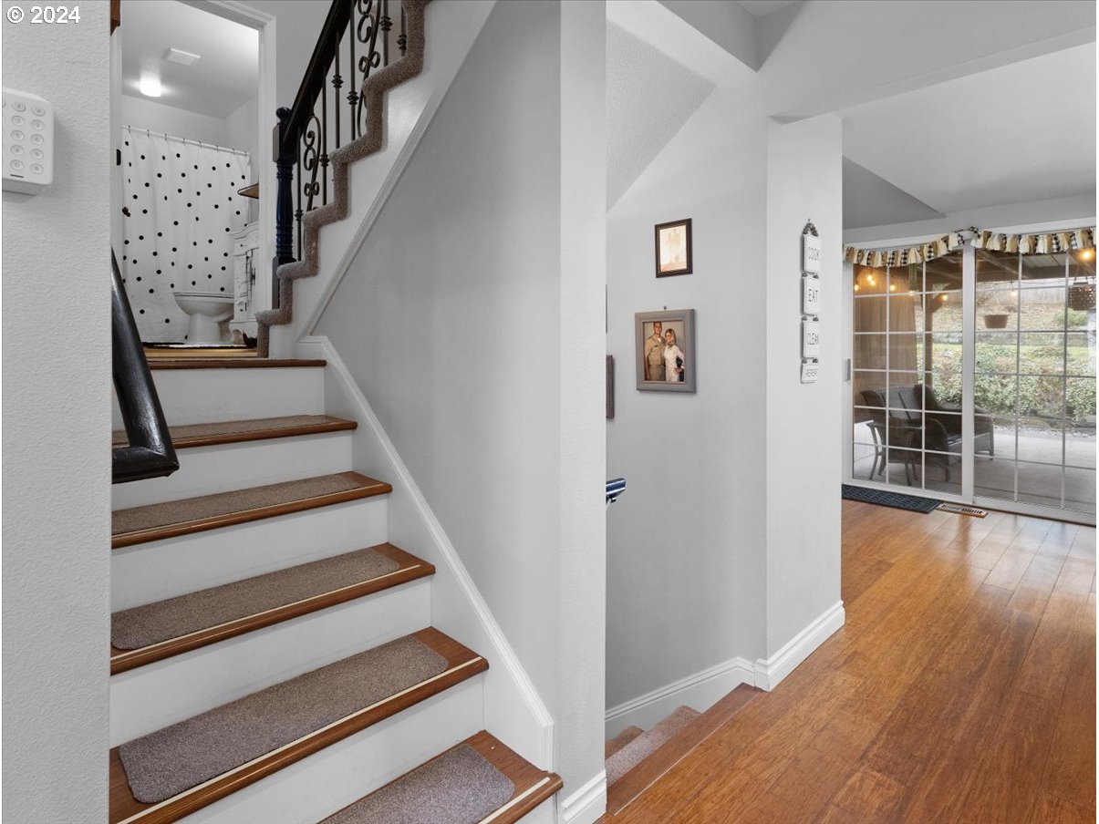 1990 Southwest Willow Parkway Gresham, OR 97080 - Photo 22 of 46 a view of entryway and hall with wooden floor
