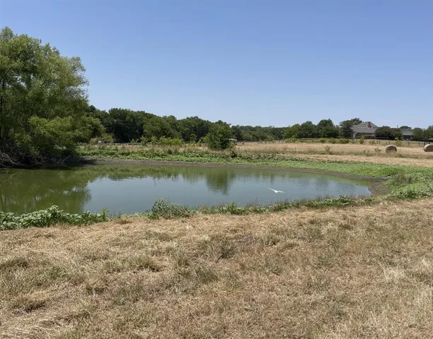 a view of a lake with a mountain in the background