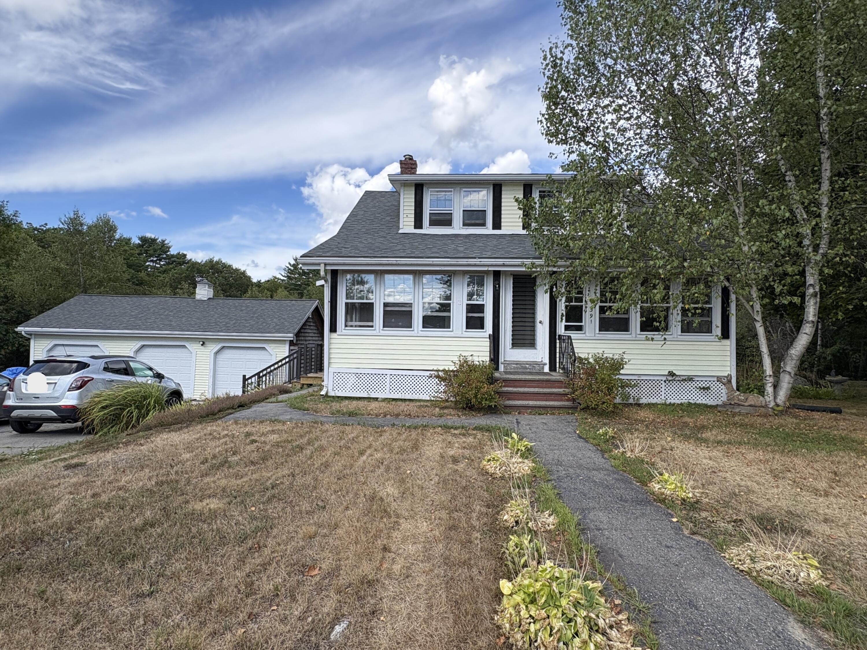 391 River Road Orrington, ME 04474 - Photo 2 of 72 front view with walkway - no plate numbe