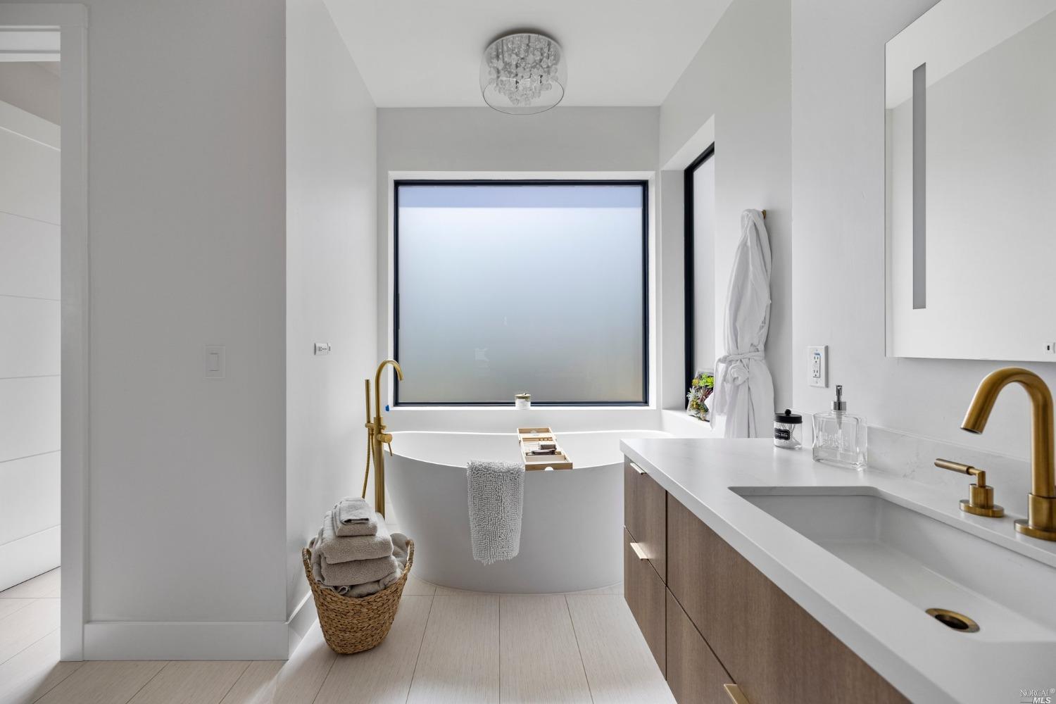3754 St Andrews Drive Santa Rosa, CA 95403 - Photo 15 of 37 Primary Bathroom has large walk-in shower with steam feature