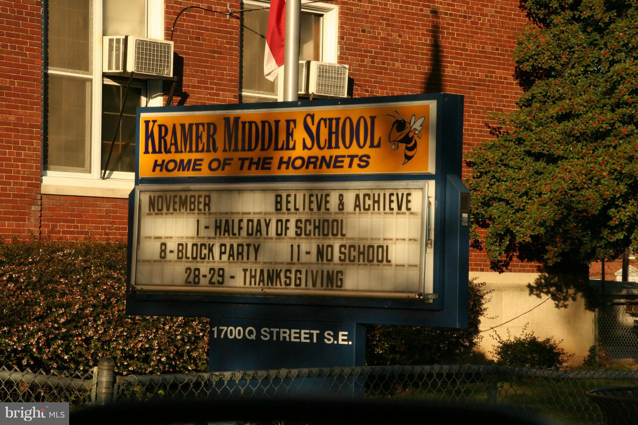 1637 R Street Southeast Washington, DC 20020 - Photo 22 of 22 Community Approx 1 Block to Middle School