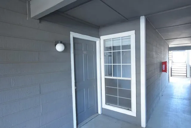 a view of front door