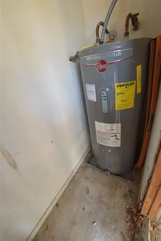 a view of water heater room