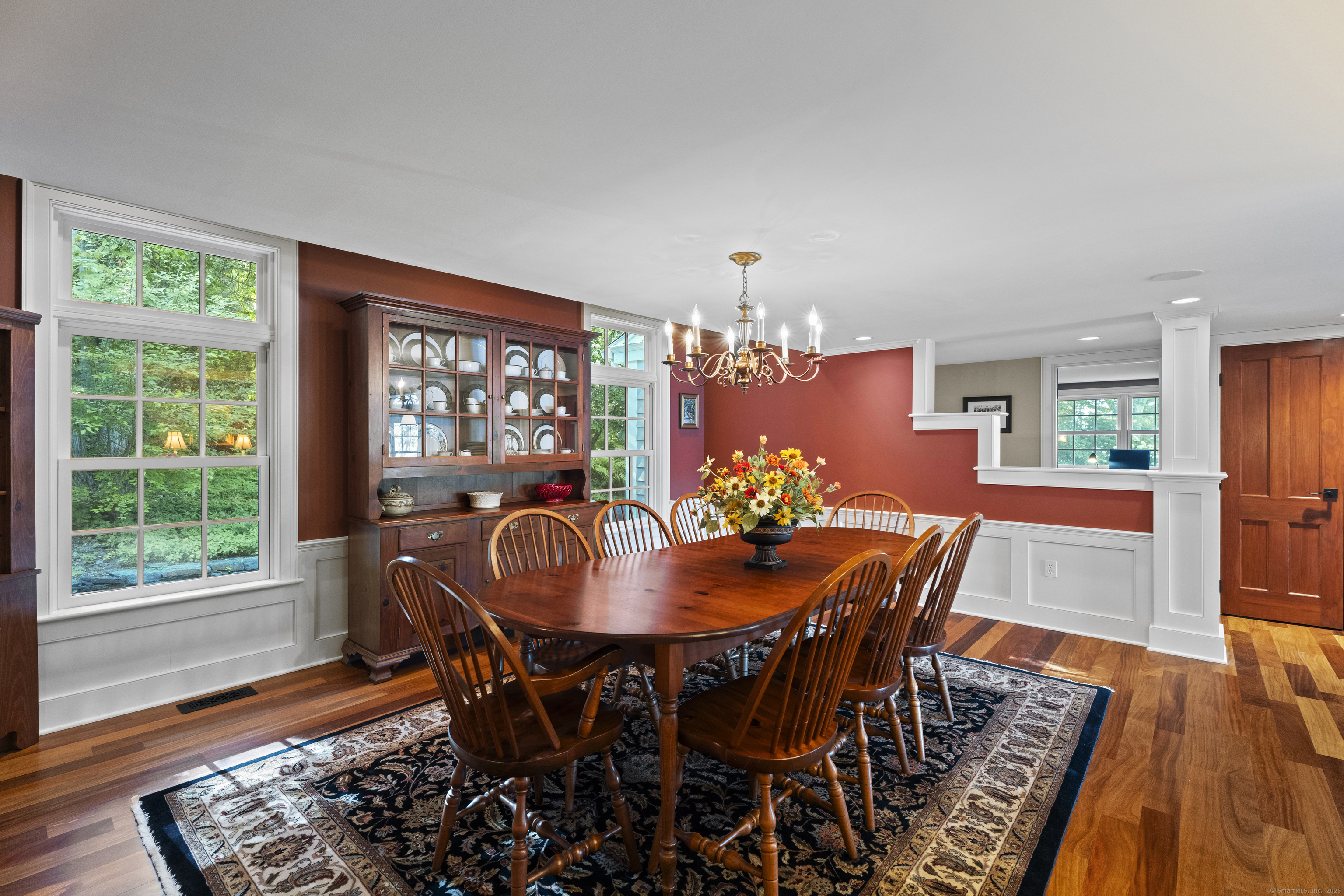 288 Middlesex Turnpike Chester, CT 06412 - Photo 11 of 38 Formal dining room open to the kitchen and living room