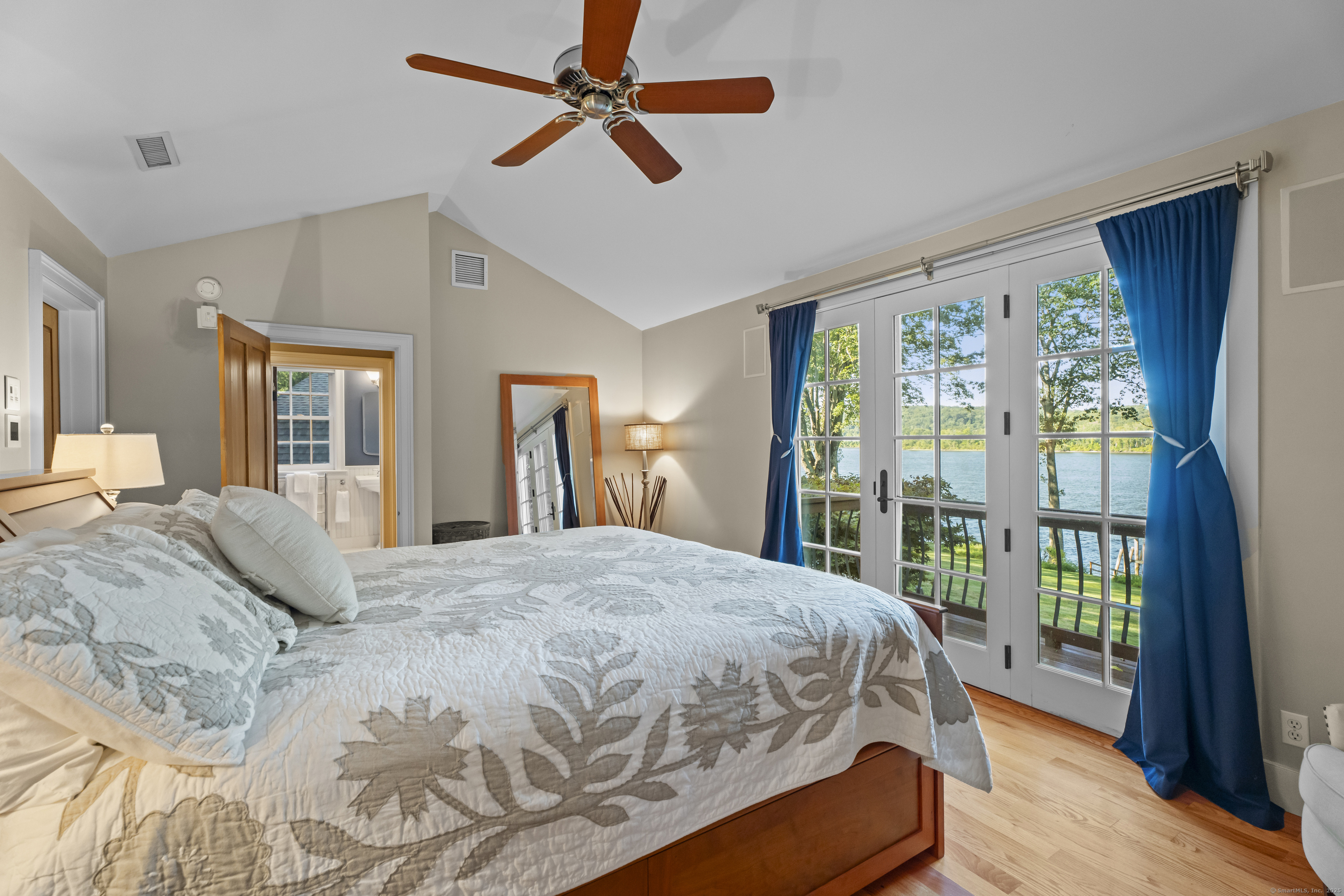 288 Middlesex Turnpike Chester, CT 06412 - Photo 21 of 38 The primary bedroom features two large walk in closets and a stunning bath with walk in shower and wonderful claw foot tub.