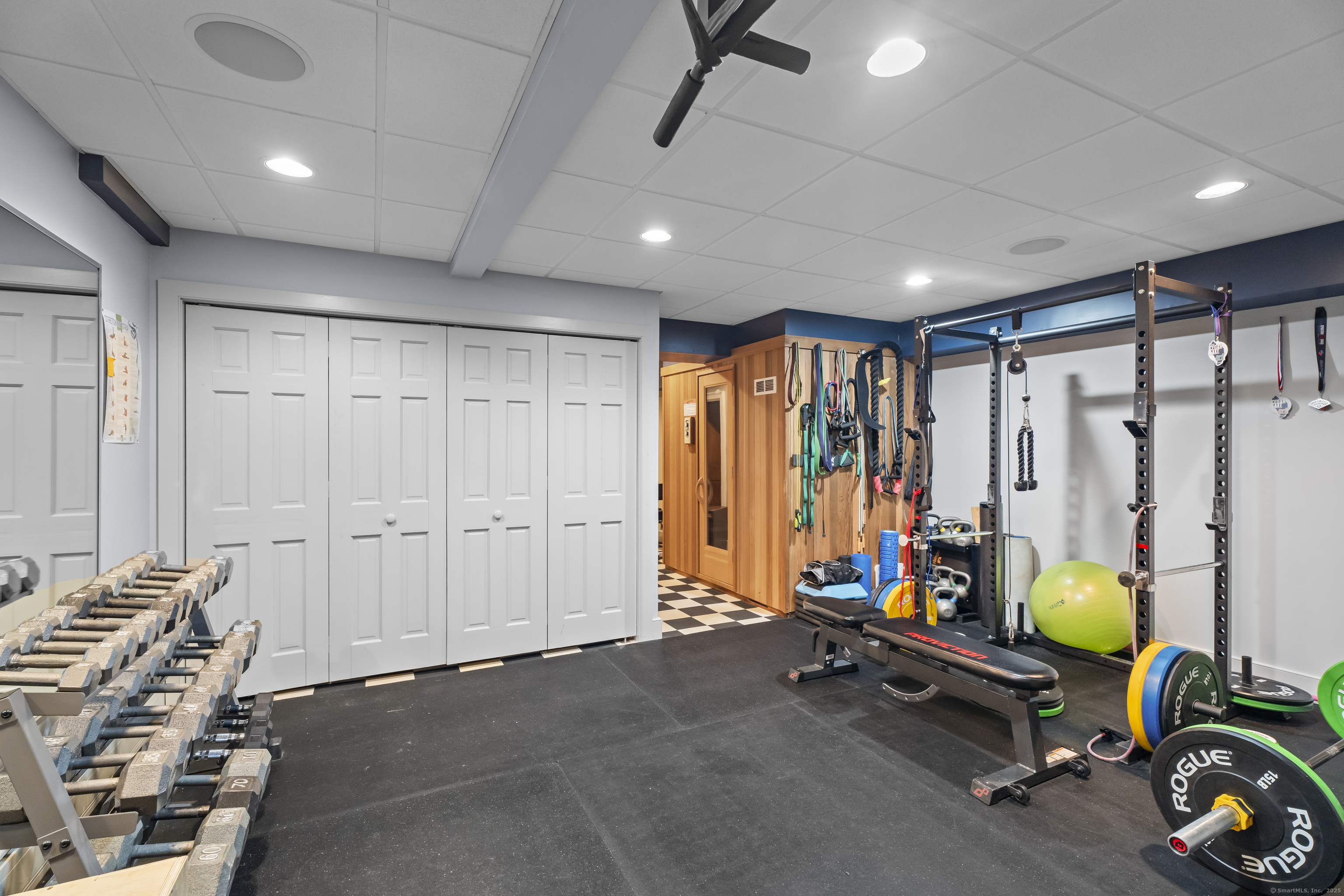 288 Middlesex Turnpike Chester, CT 06412 - Photo 26 of 38 The lower level gym has a sauna and half bath.