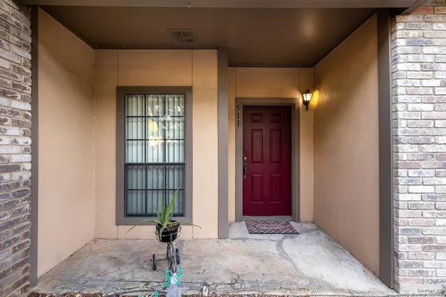 a view of a lobby door