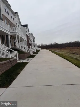 a view of a lake with a mountain in the background