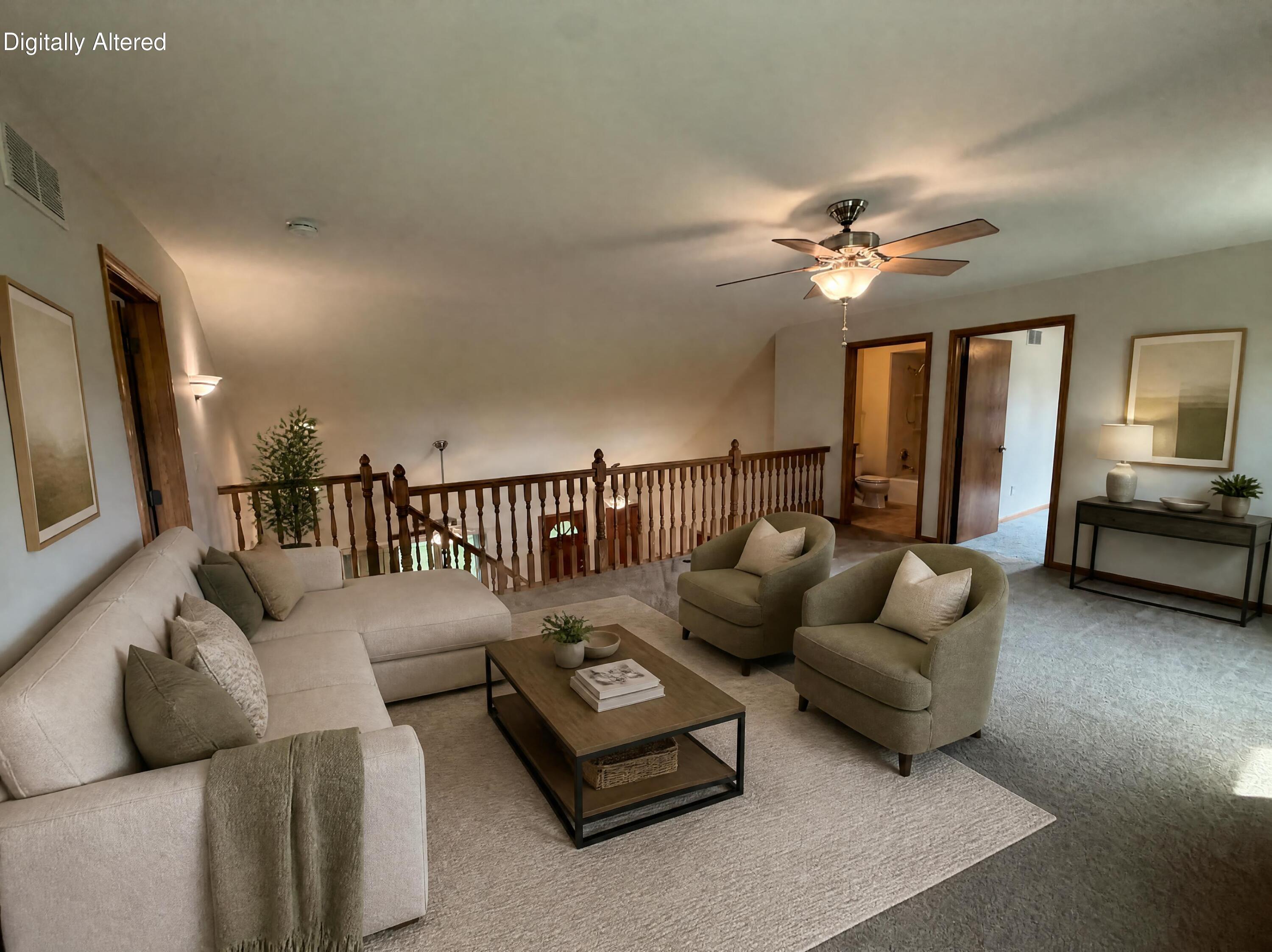 2135 Sherman Road Jackson, WI 53037 - Photo 23 of 36 Virtually Staged Second Floor Loft area