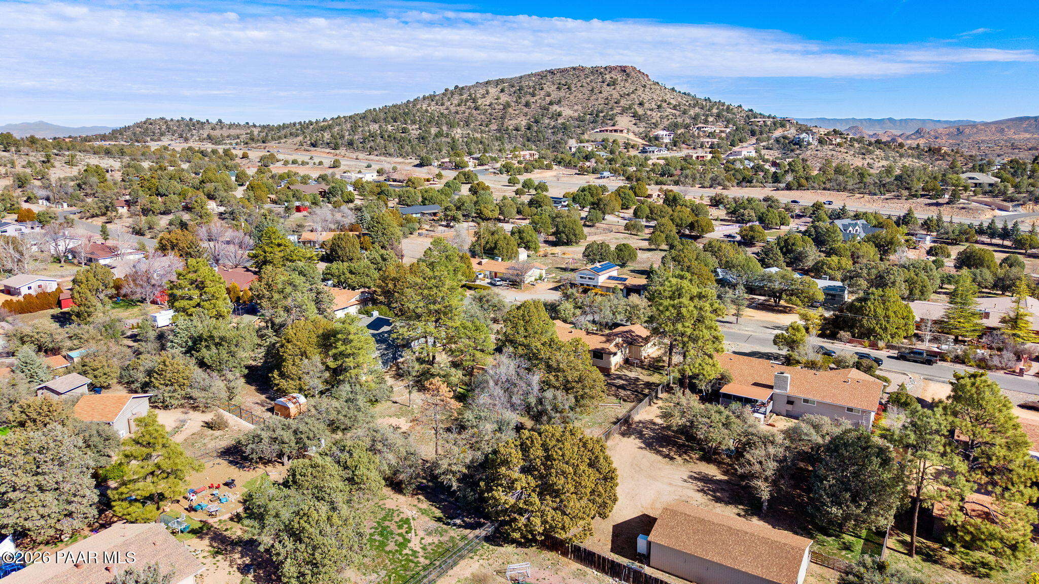 3030 Hozoni Road Prescott, AZ 86305 - Photo 36 of 37 36-Aerial Back (2)