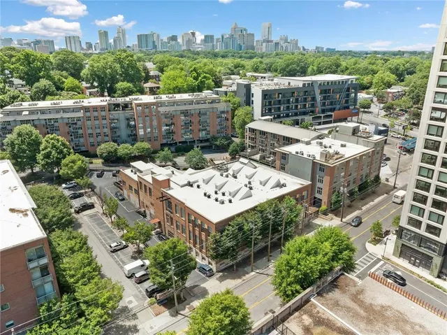 a view of a terrace with sitting area