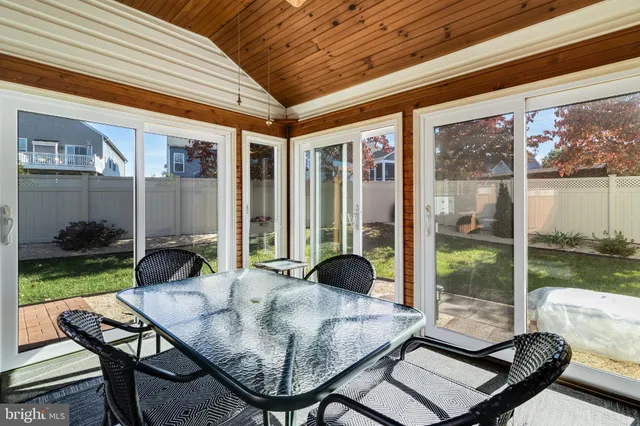 a outdoor space with furniture and garden