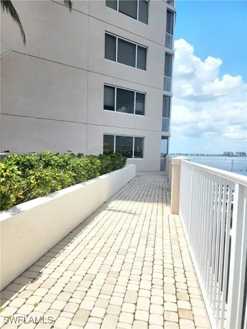 a view of a backyard of the house