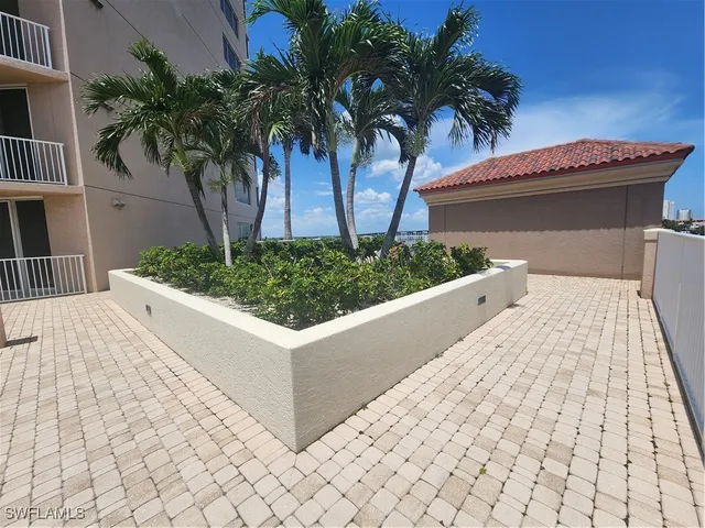 a house with palm tree in front of it