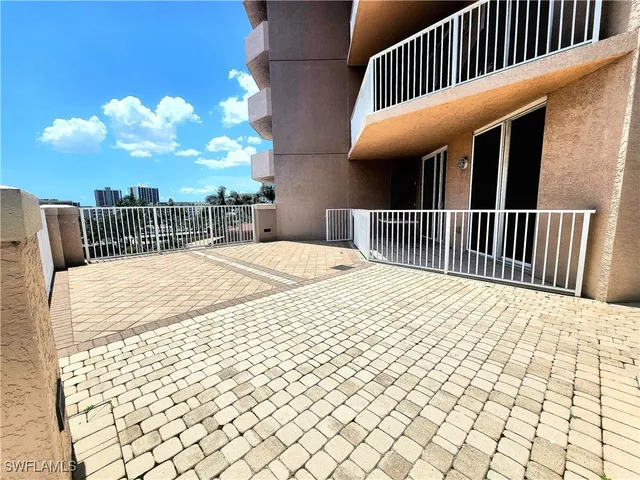 a view of a roof deck