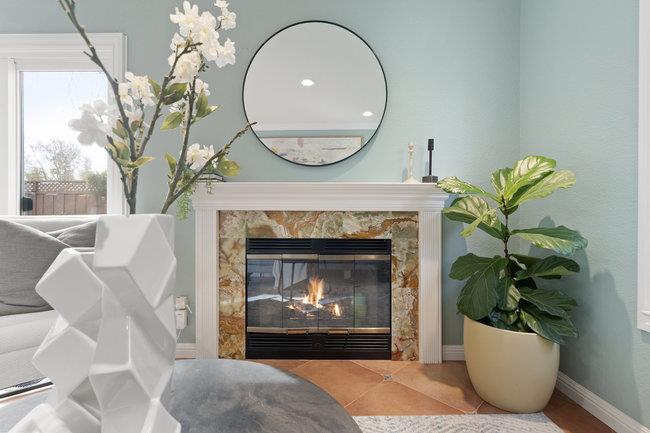 122 Jaybee Place San Jose, CA 95123 - Photo 19 of 40 a living room with furniture and a fireplace