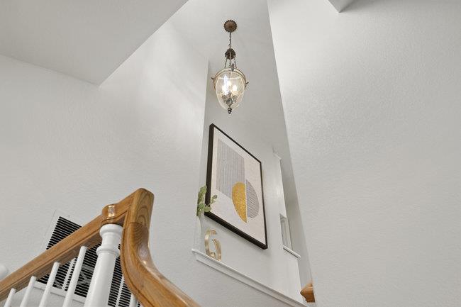 122 Jaybee Place San Jose, CA 95123 - Photo 22 of 40 a view of staircase with wooden floor