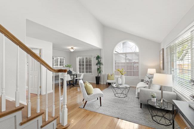 122 Jaybee Place San Jose, CA 95123 - Photo 3 of 40 a living room with furniture large window and wooden floor