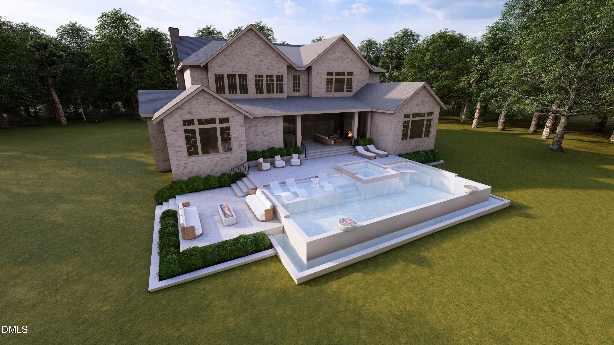 7117 North Ridge Drive Raleigh, NC 27615 - Photo 3 of 23 Pool Rendering