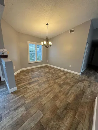 a house view with a outdoor space