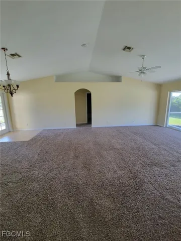 a view of empty room