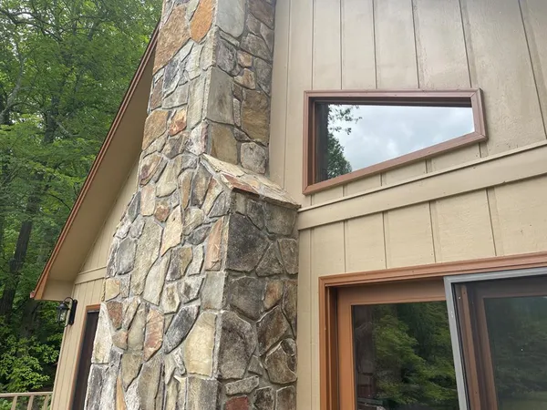 a view of a window of the house