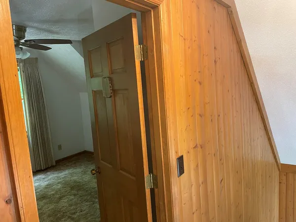a view of a door