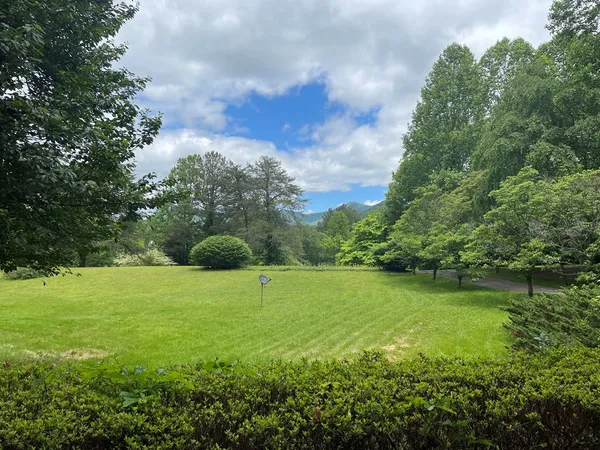 a backyard of a house
